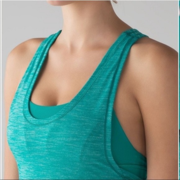 Lululemon Teal Glide and Stride Tank - Picture 3 of 13